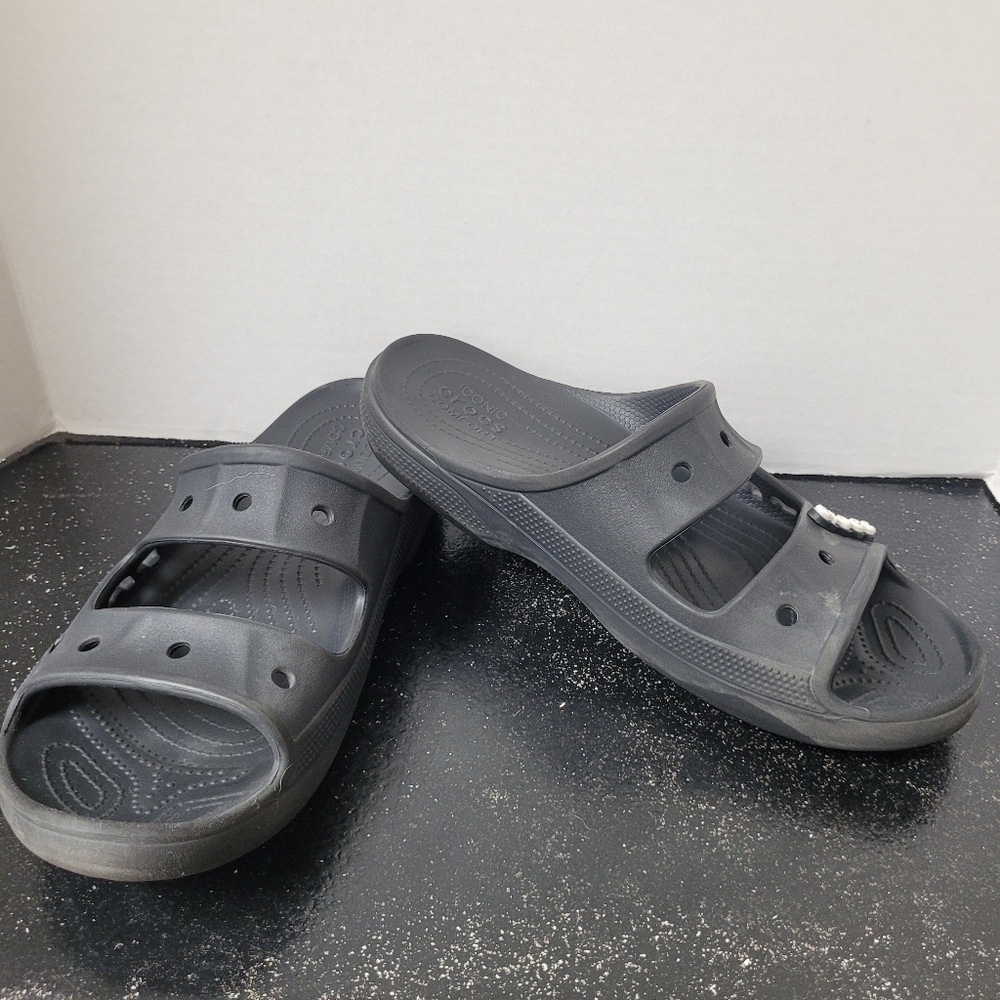 Crocs Baya Slide Sandals Black